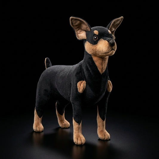 Pinczer Miniaturowy – realistyczna maskotka psa | Wyjątkowy prezent