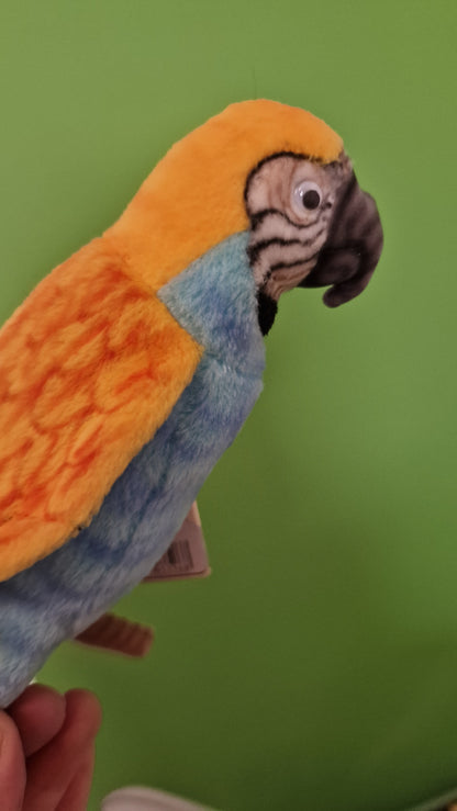 Papużka falista – realistyczna maskotka 15 cm | Prezent dla dzieci