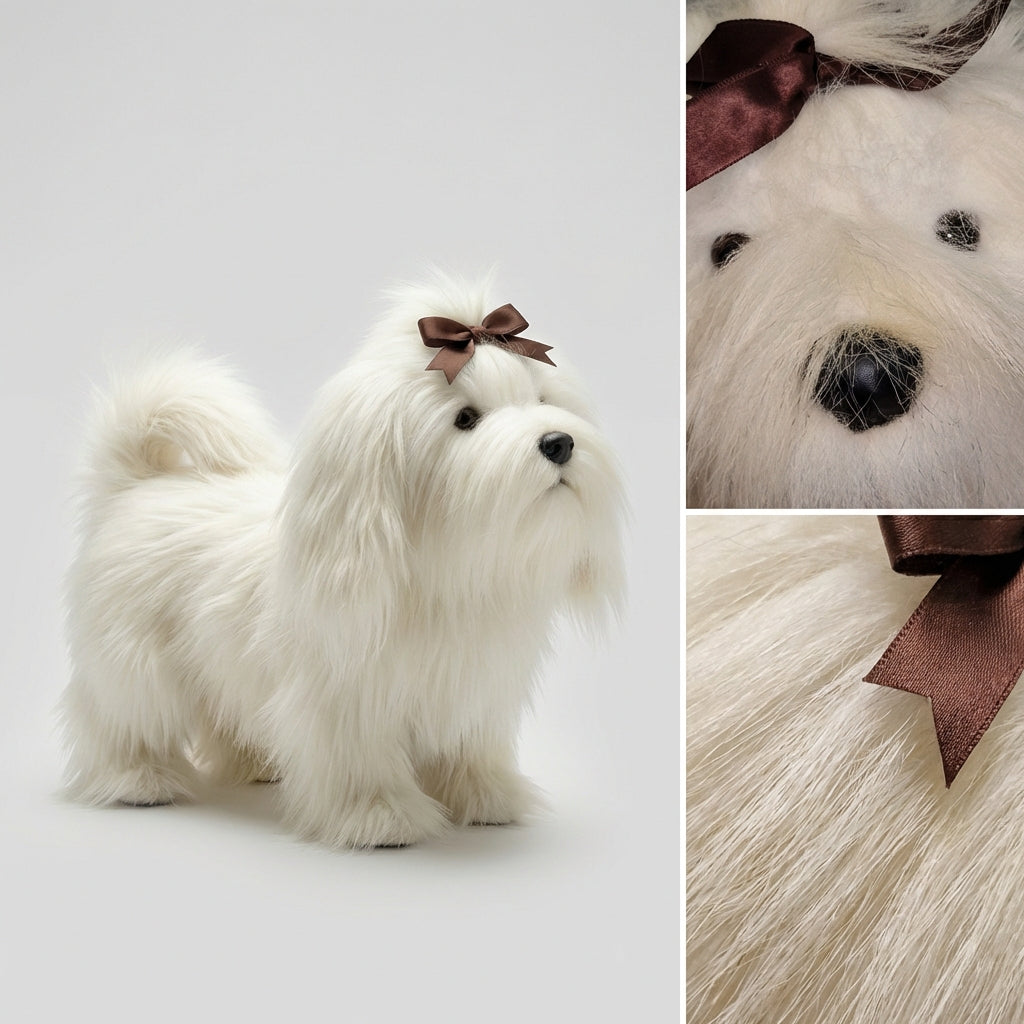 Pies Darwina maskotka jak Shih Tzu