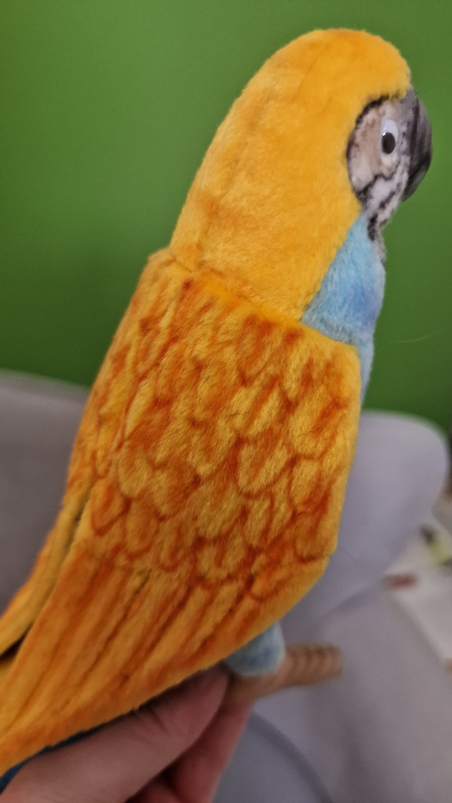 Papużka falista – realistyczna maskotka 15 cm | Prezent dla dzieci