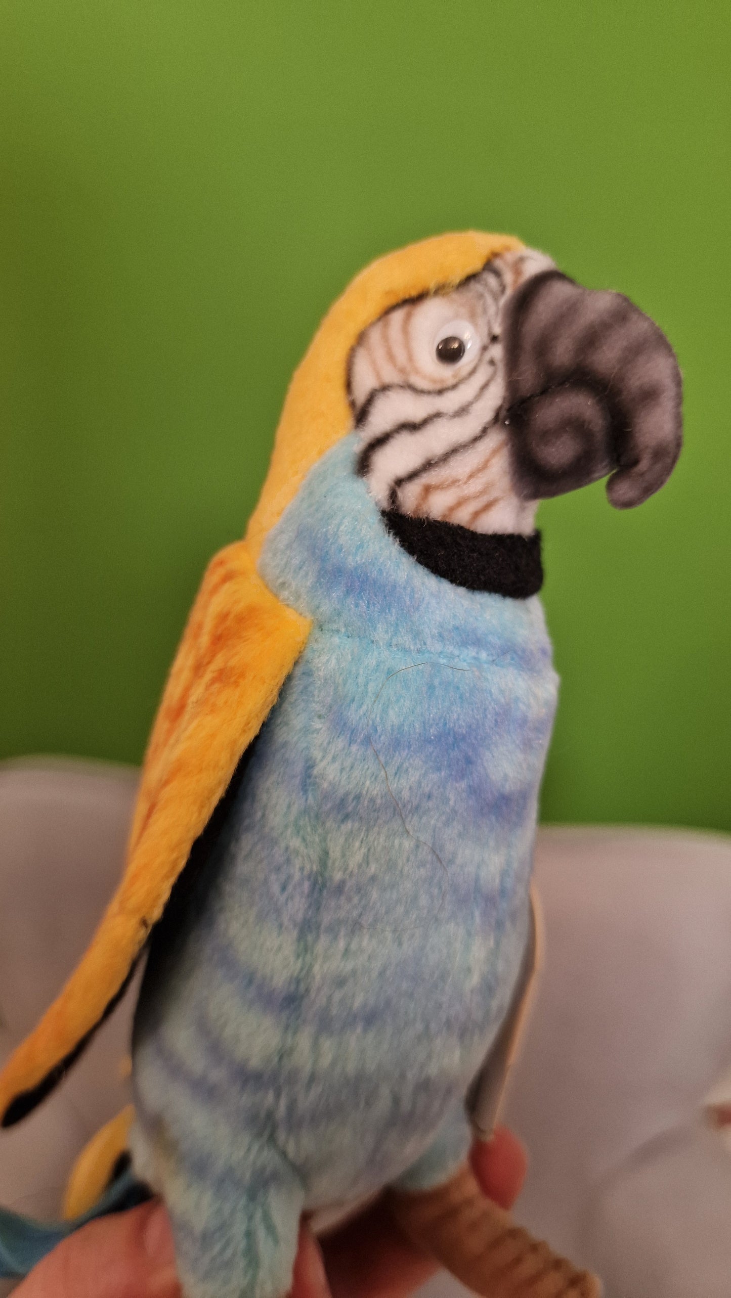 Papużka falista – realistyczna maskotka 15 cm | Prezent dla dzieci