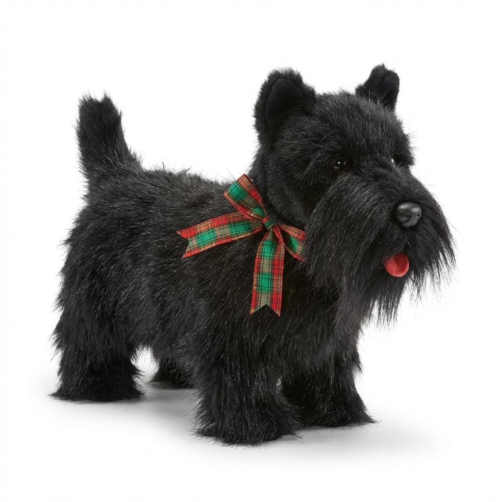 Terier szkocki – realistyczna maskotka psa | Wyjątkowy prezent