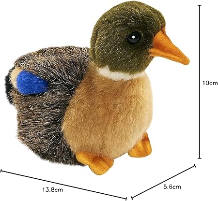 Pisklę dzikiej kaczki średnia – realistyczna maskotka Hansa (12 cm)