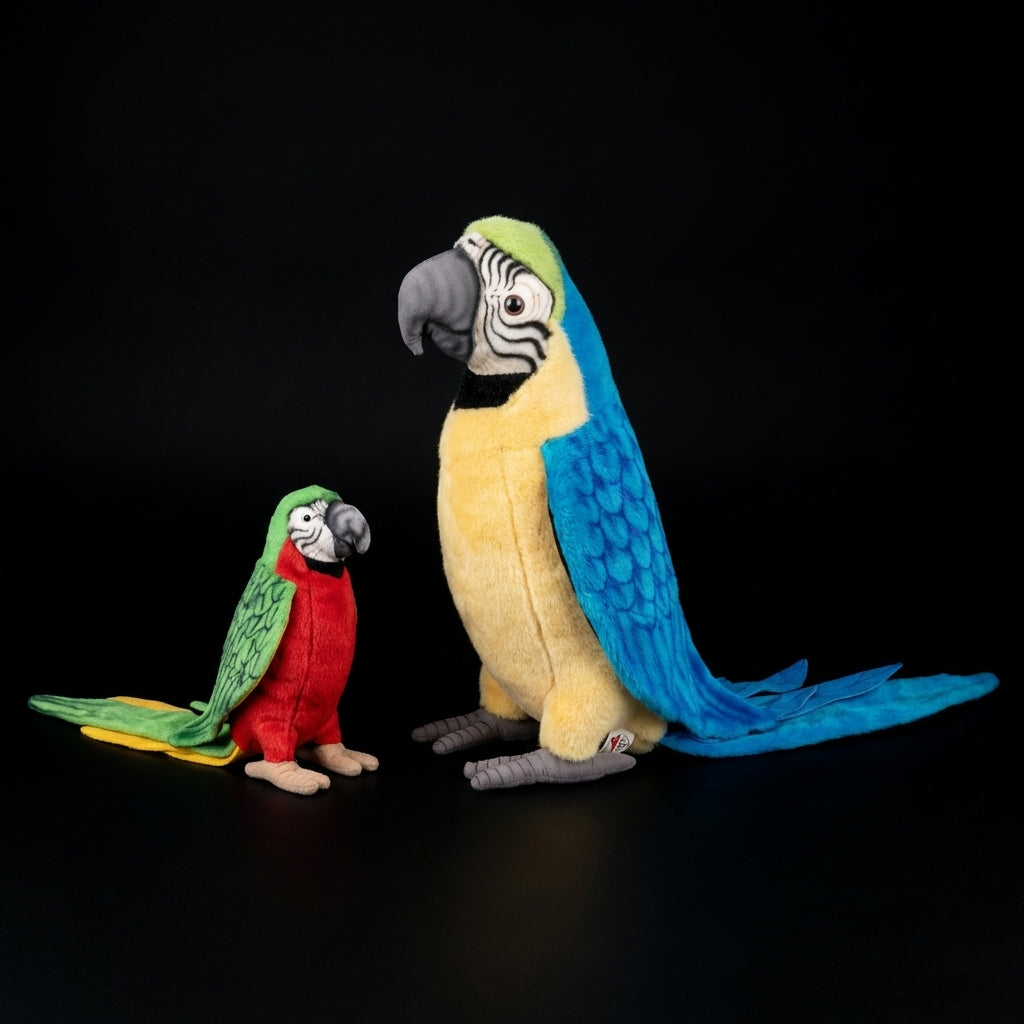 Papuga duża – realistyczna maskotka, wyjątkowy prezent