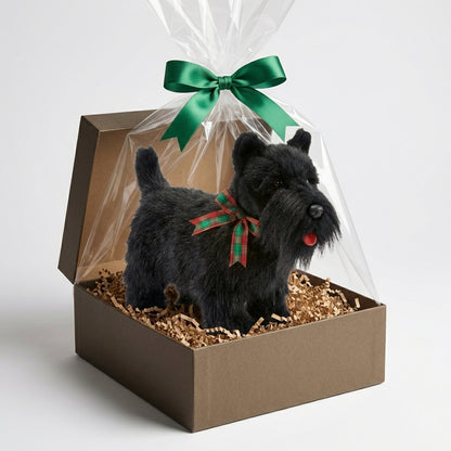 Terier szkocki – realistyczna maskotka psa | Wyjątkowy prezent