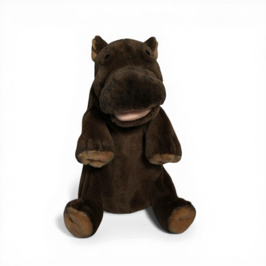Hipopotam - realistyczna pacynka 22 cm