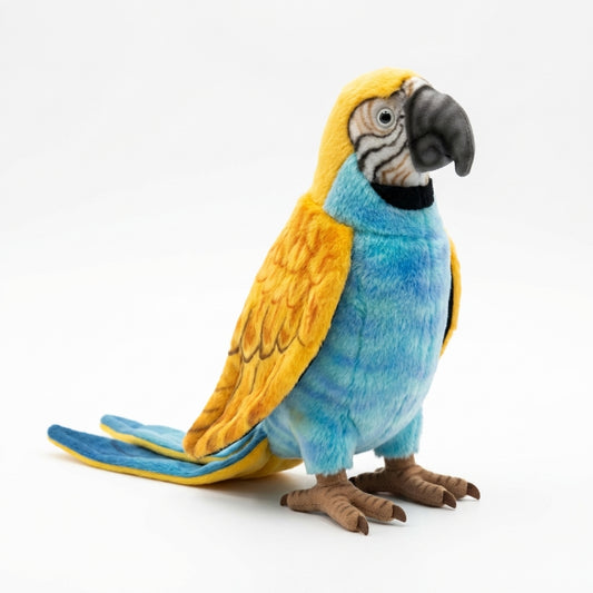 Papużka falista – realistyczna maskotka 15 cm | Prezent dla dzieci