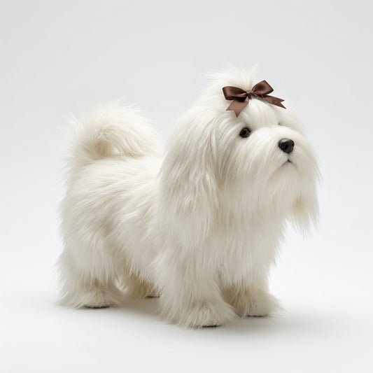 Pies Darwina maskotka jak Shih Tzu