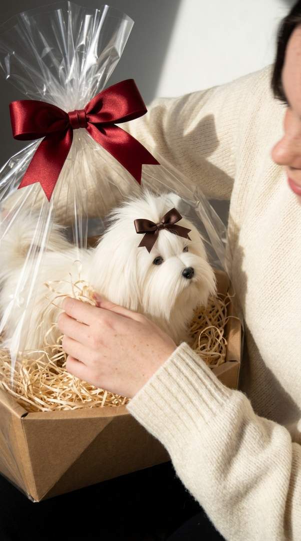 Pies Darwina maskotka jak Shih Tzu