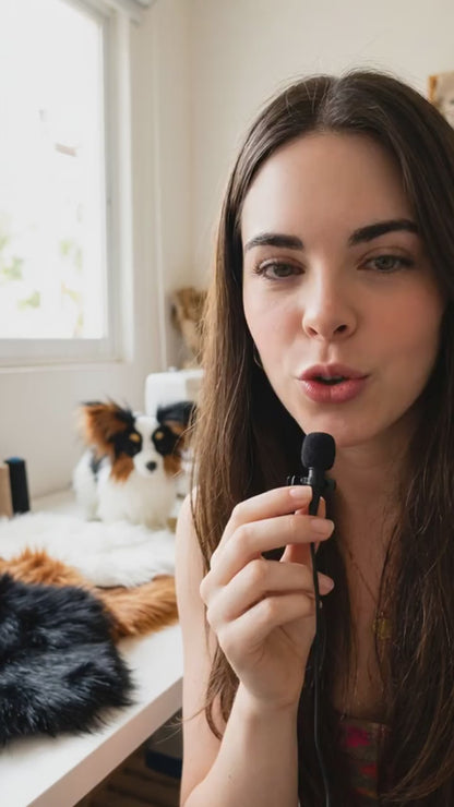 Spaniel kontynentalny Papillon – realistyczna maskotka psa | Prezent